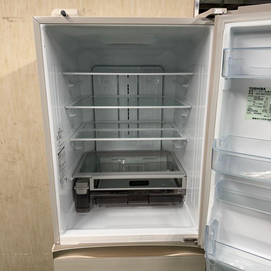 655 鏡面デザイン　大型冷蔵庫　右開き　400L〜500L　自動製氷機　極美品