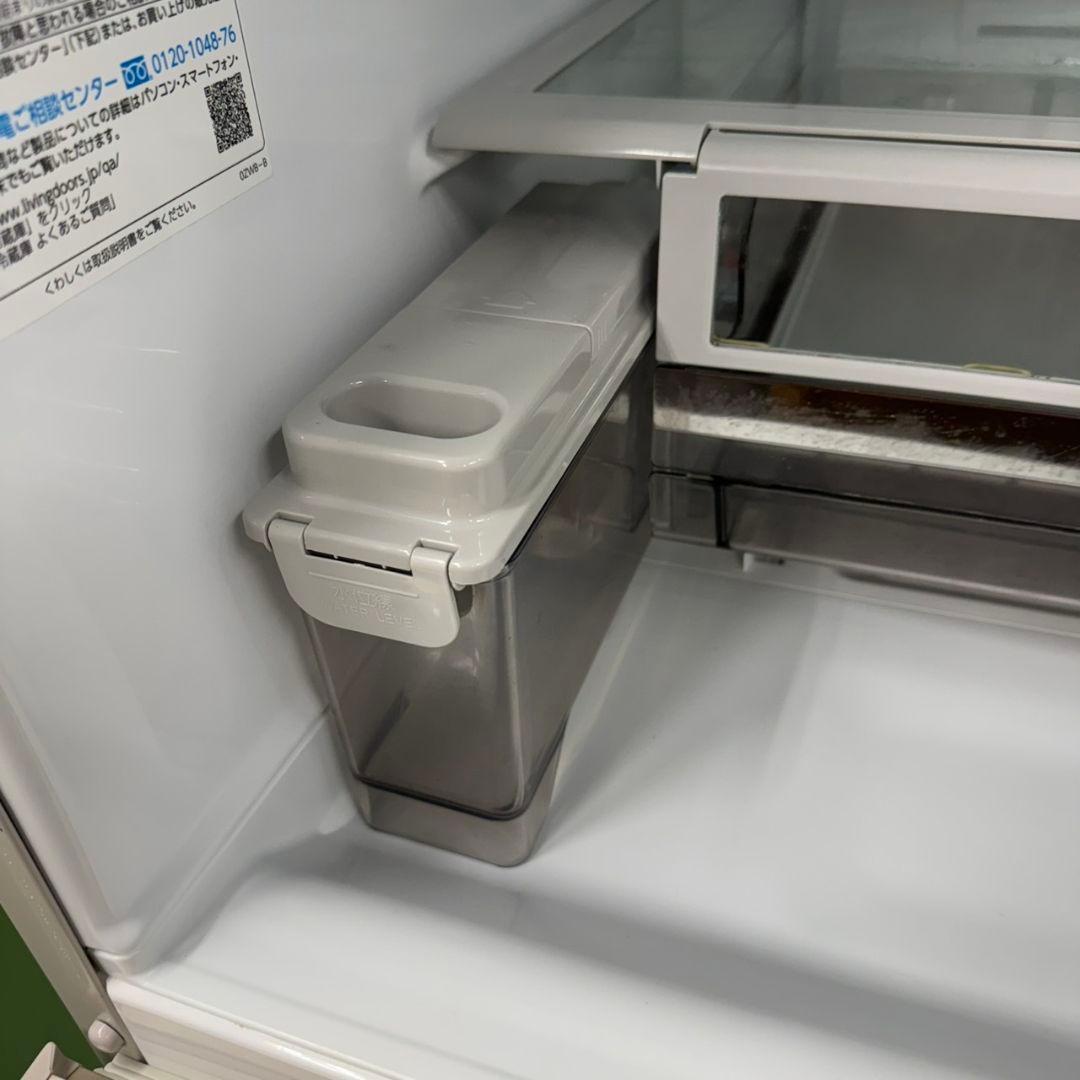 655 鏡面デザイン　大型冷蔵庫　右開き　400L〜500L　自動製氷機　極美品