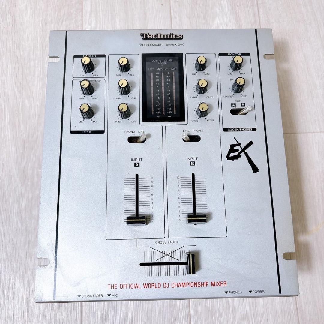 現状品 Technics テクニクス DJミキサー SH-EX1200 廃盤品