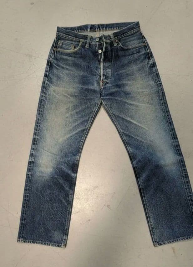 【希少・旧ドゥニーム】Denime 733 スリムストレート デニムパンツ