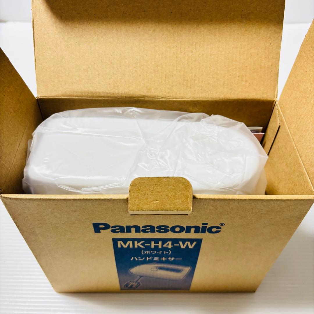 【未使用品】Panasonic ハンドミキサー MK-H4-W