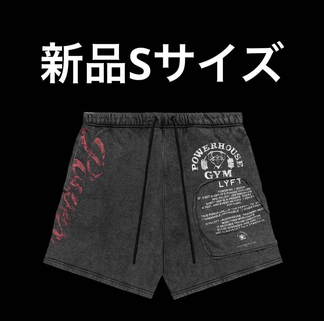 新品タグ付LYFTリフト パワーハウスジムコラボ ショートパンツ Sサイズ