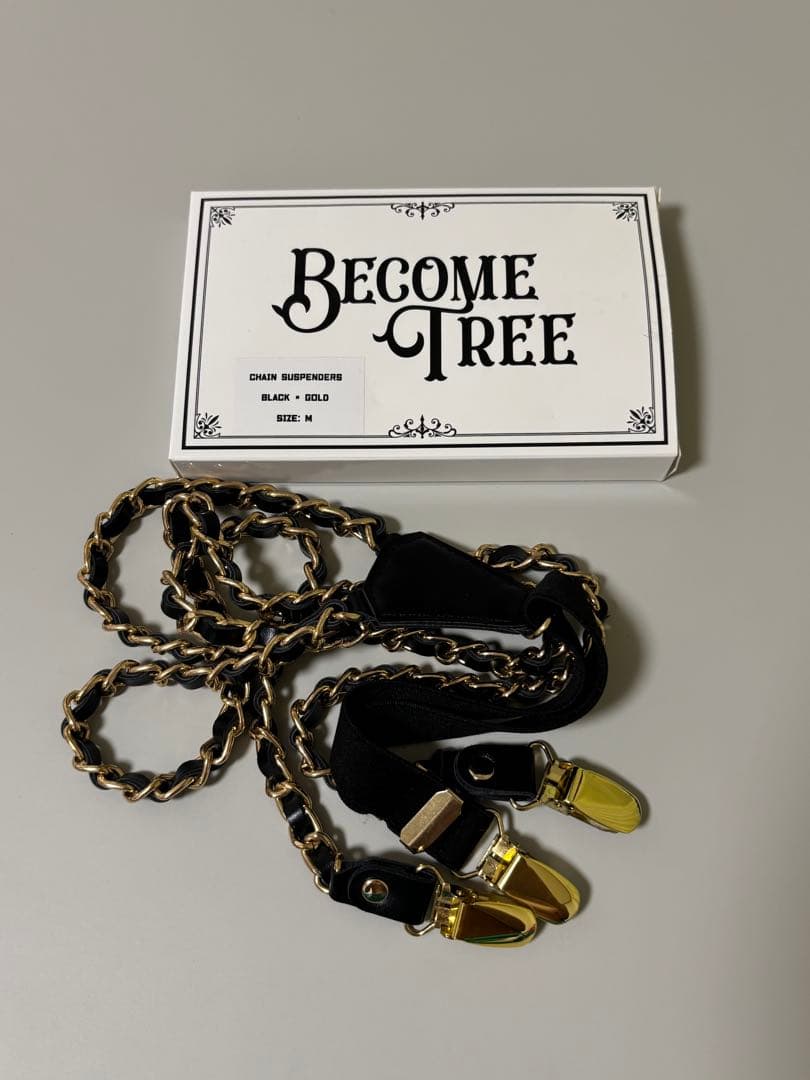 【TAKUYA∞ 着用】BECOME TREE チェーンサスペンダー