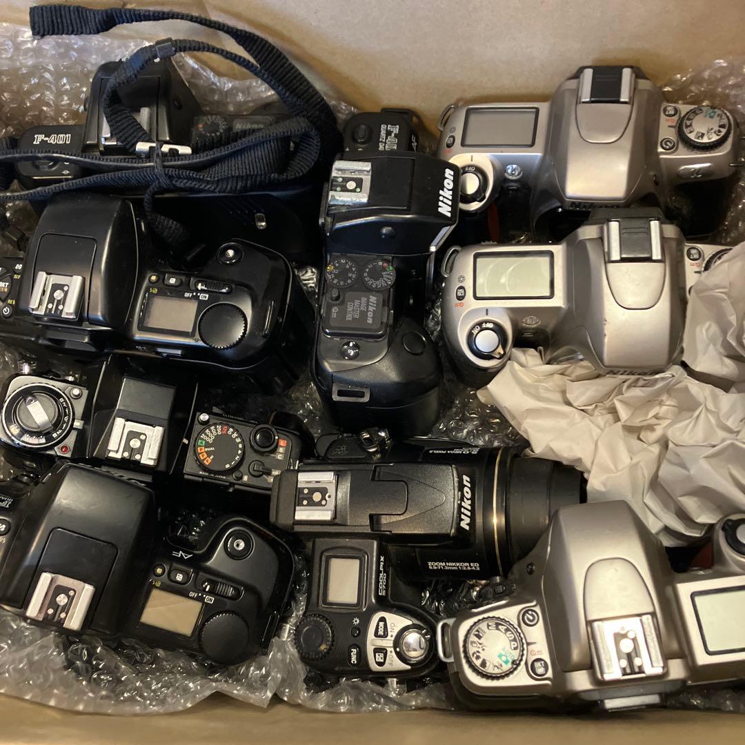 フイルムカメラ　18個　まとめ売り　NIKON セット　ジャンク　デジカメ3個