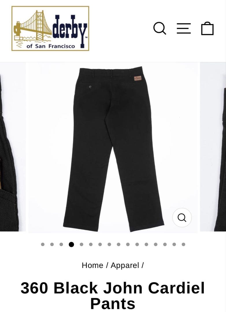 新品未使用 ダービーオブサンフランシスコ フリスコパンツ w32