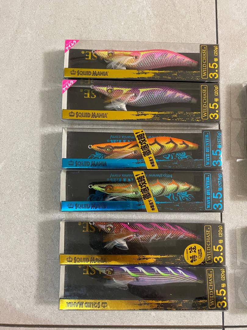 11本 スクイッドマニア アジ泳がせ ワイルドチェイス ウェーブハンター