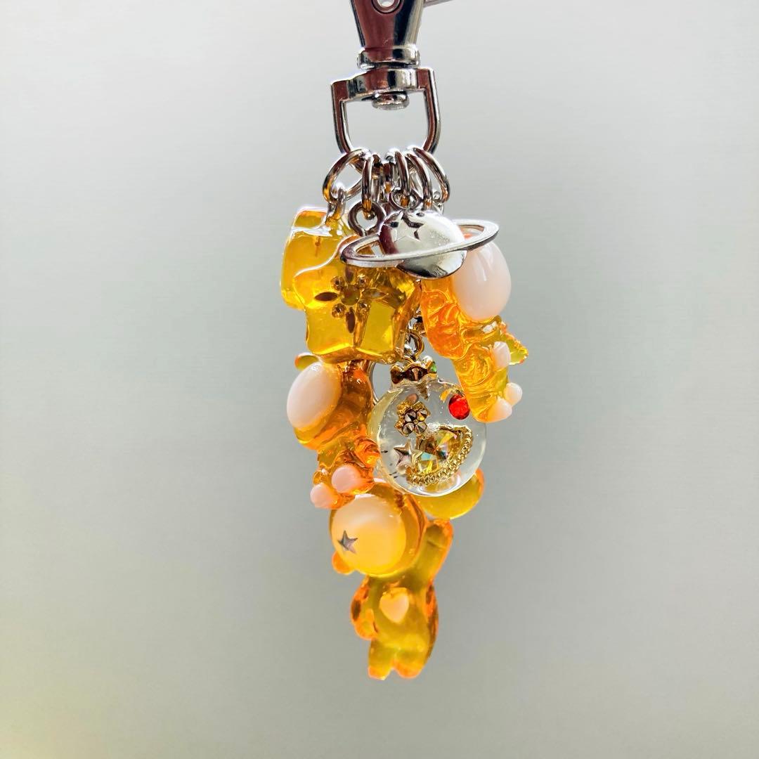 蜜柑ページMan、SixTONES名入れチャームレジンキーホルダー