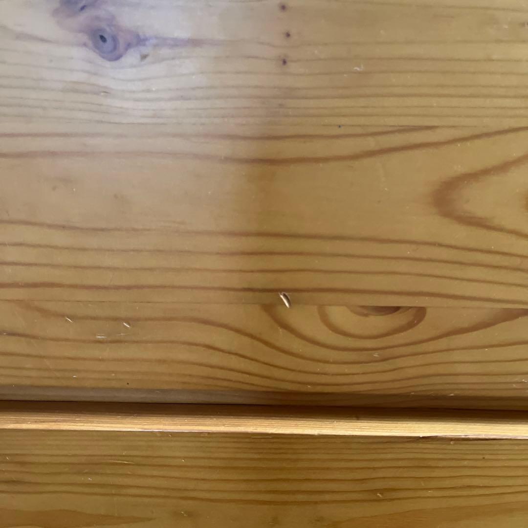 パイン材3段チェスト　送料込み