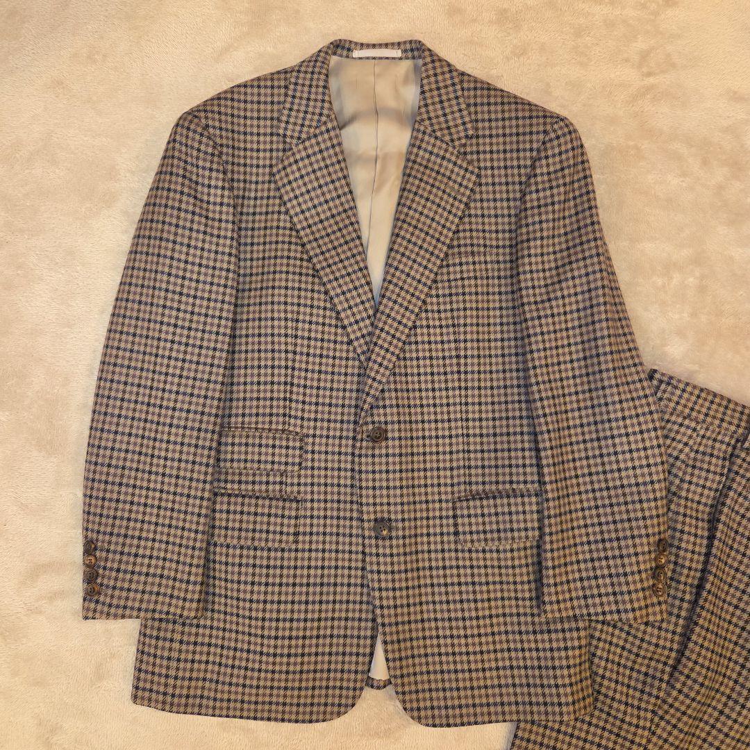 レナウン THE BRITISH HERITAGE A5スーツ 千鳥格子チェック