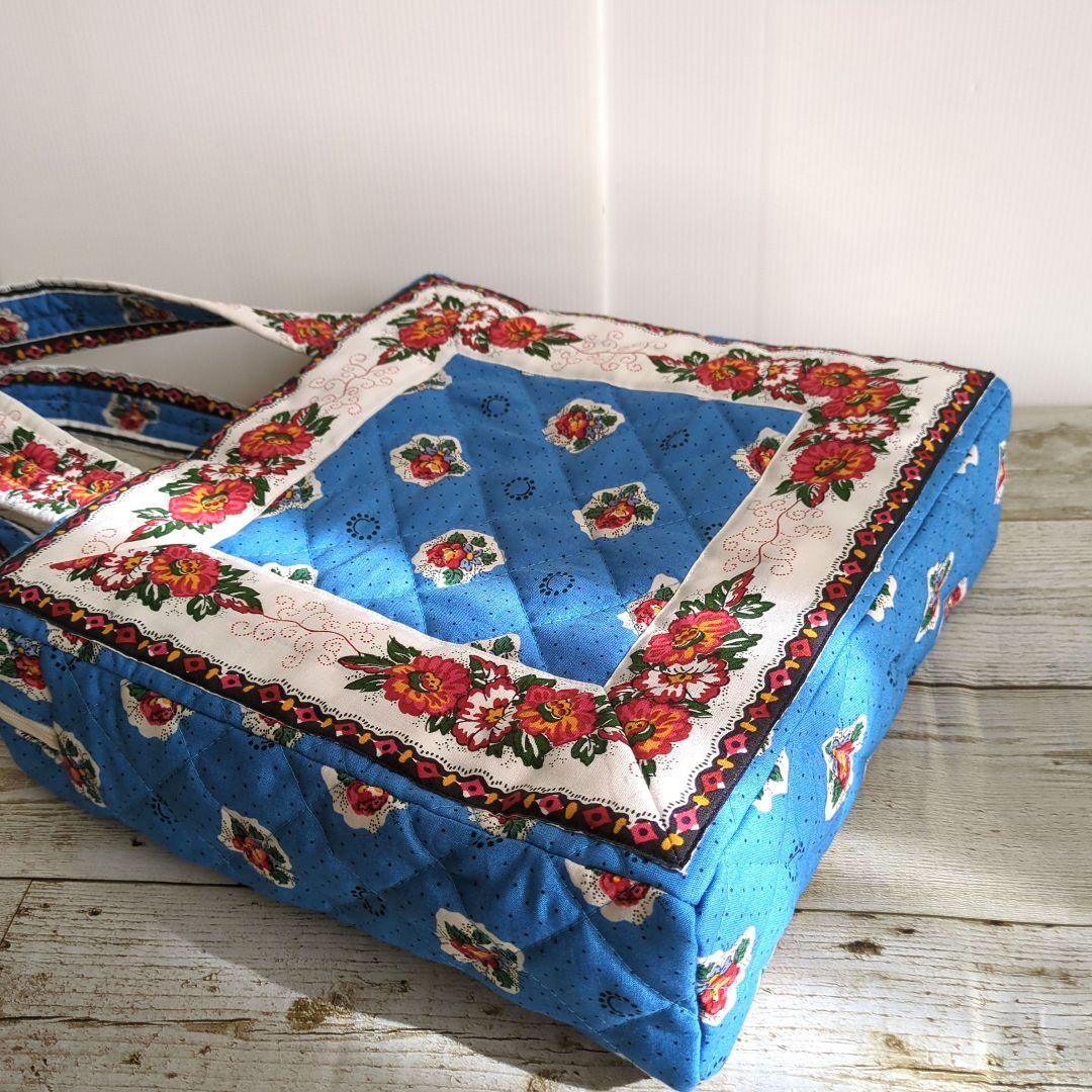 スクエアバッグ　ショルダーバッグ　ハンドメイド