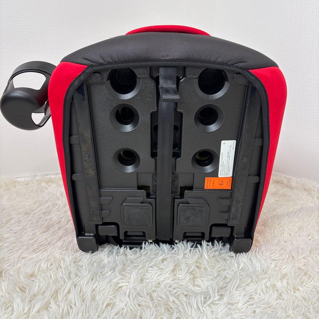 美品　RECARO ジュニアシート　キッズシート　チャイルドシート　赤