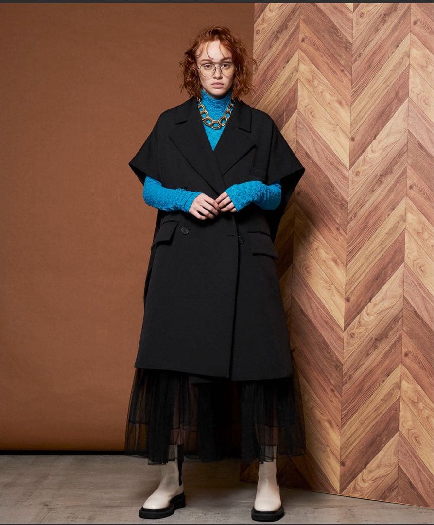 メゾンスペシャル　ハイカウントオーバージレ　ブラック　ほぼ新品