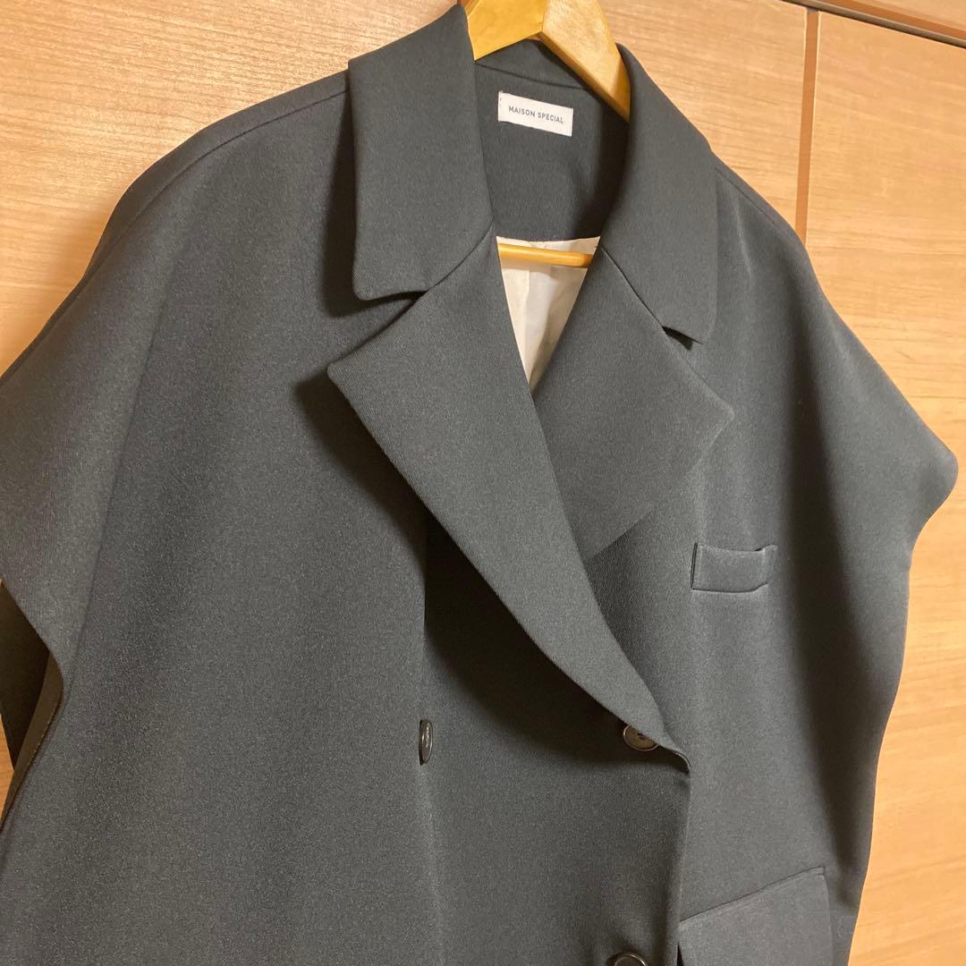 メゾンスペシャル　ハイカウントオーバージレ　ブラック　ほぼ新品