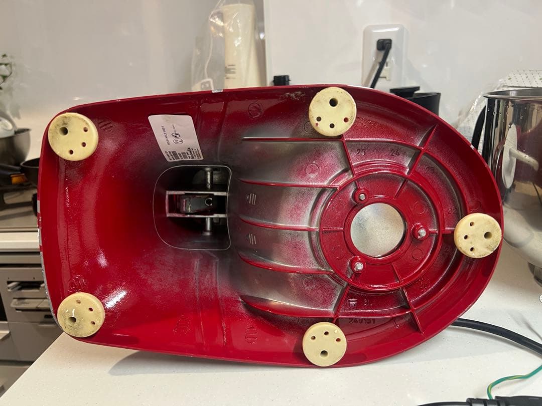 キッチンエイド Kitchenaid　9KSM95　赤色　中古品