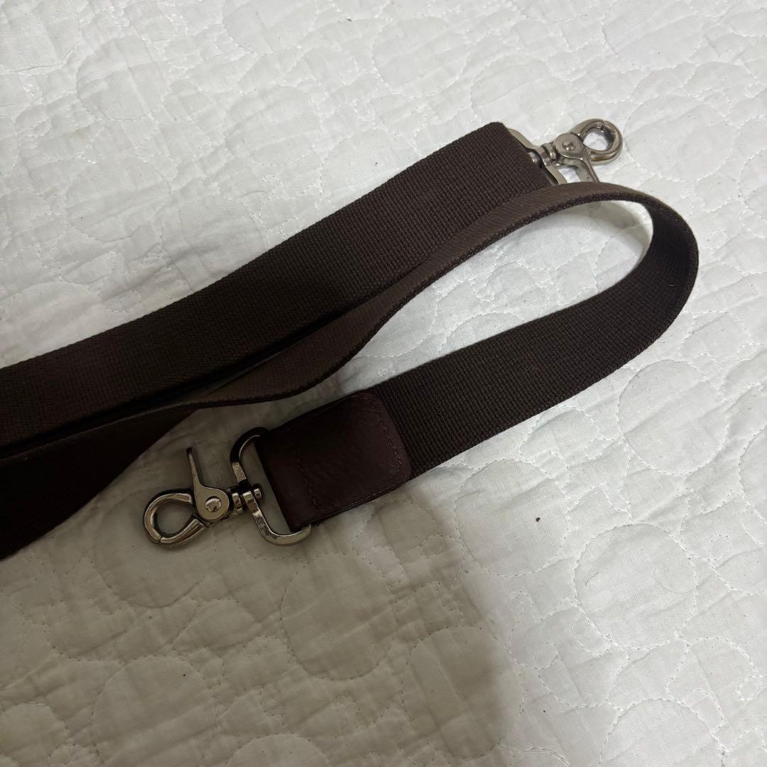 【希少】  型押しロゴ レザー ボストンバッグ 2way