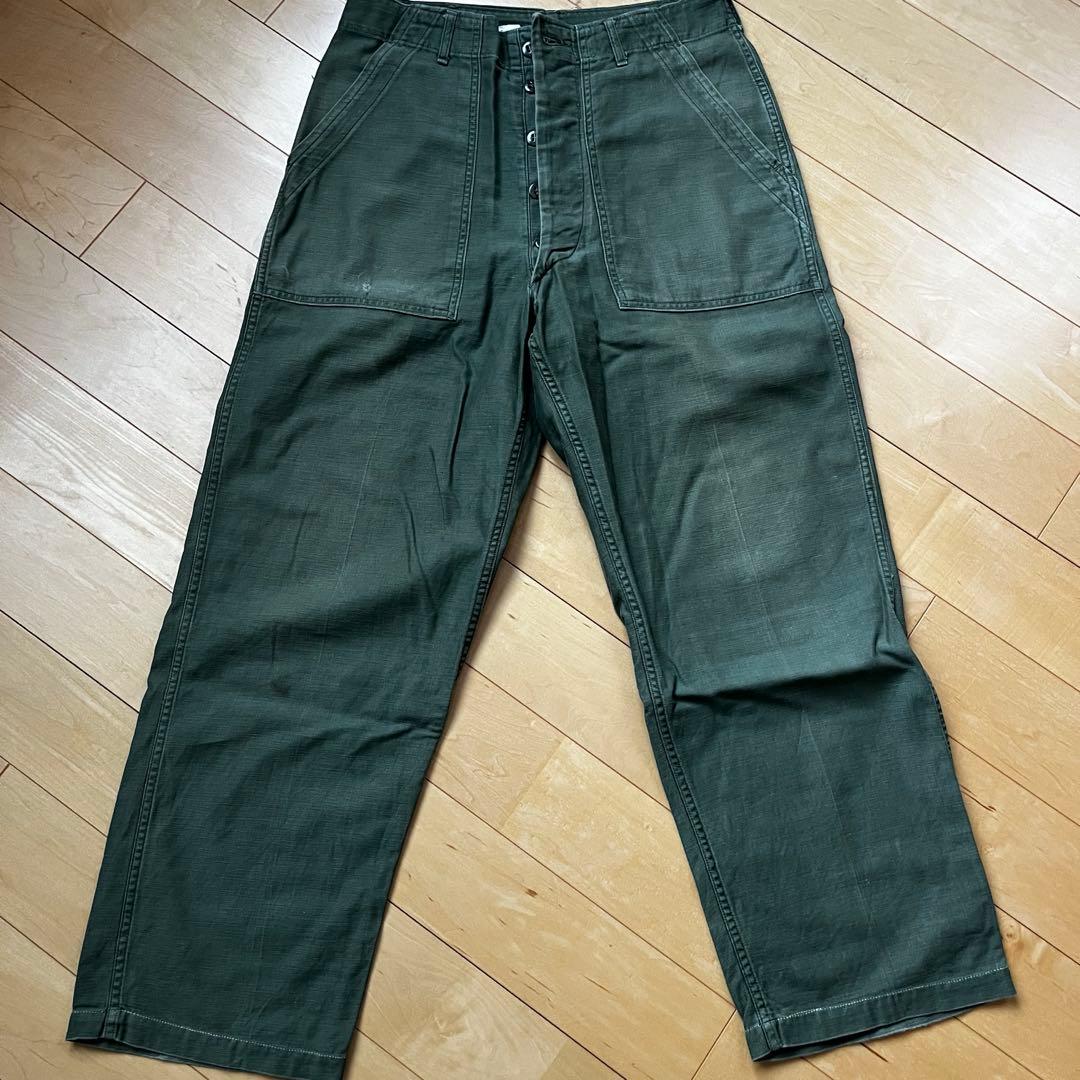 t*a様 60s US ARMY ベイカーパンツ OG-107 初期型 サイドア