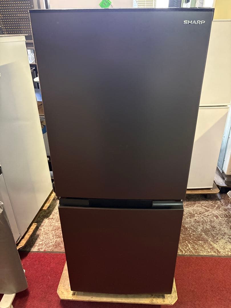 SHARP　2ドア冷蔵庫　2023年モデル　152ℓ　SJ-D15J-H