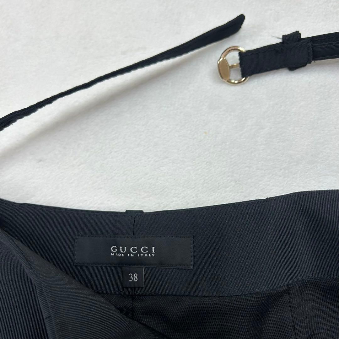 F191 新品未使用 M 38 グッチ ベルト付き ショートパンツ レディース