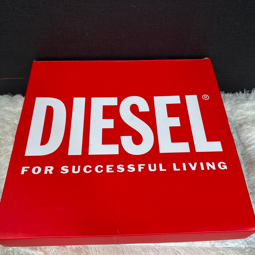 DIESEL D-HAMMER BT ZIP レザー Dプレート ブーツ 黒