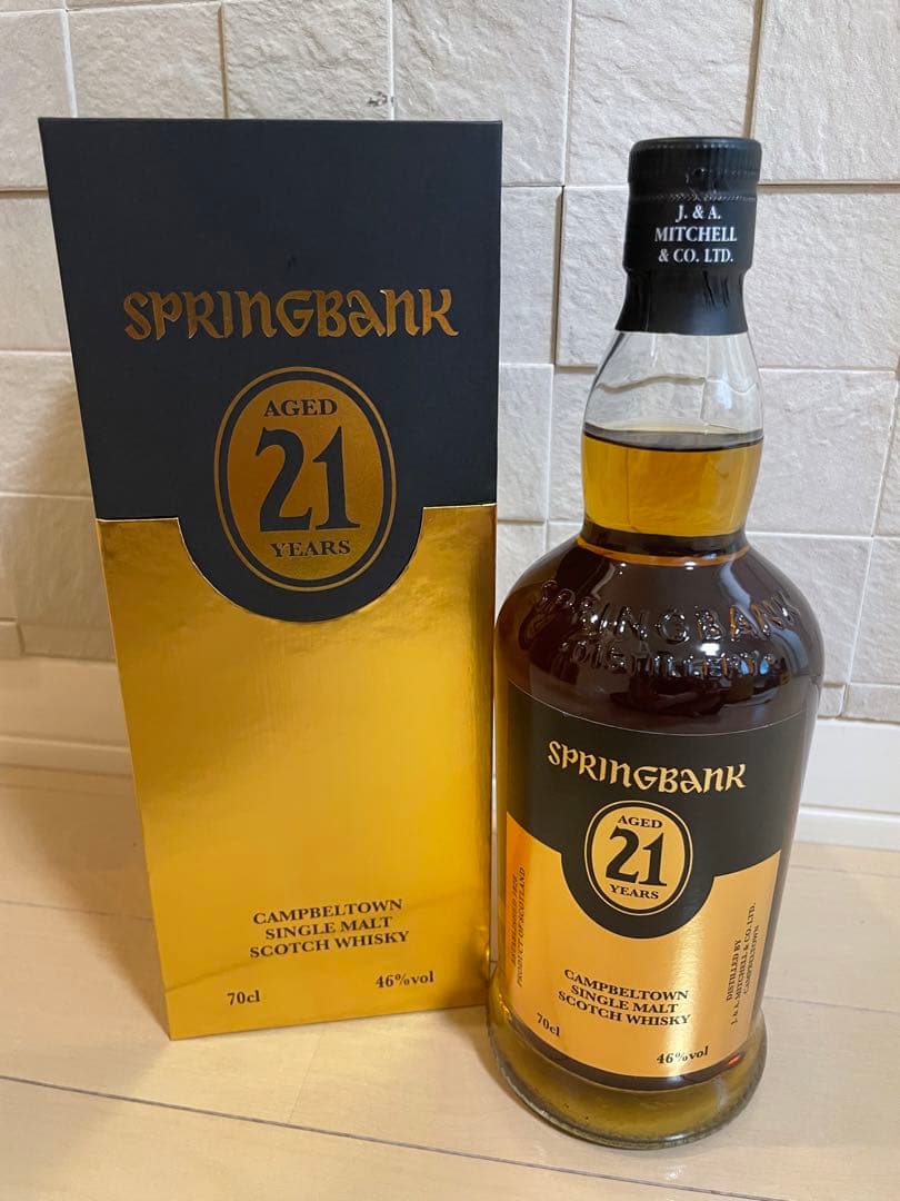 希少・スプリングバンク21年　正規品