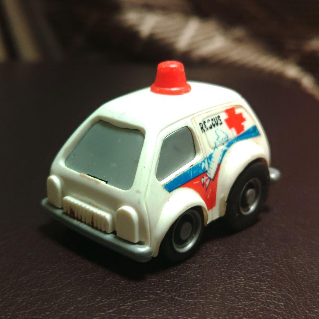 初期 チョロQ 日本製 豆ダッシュ Bセット ? VANMAN 救急車