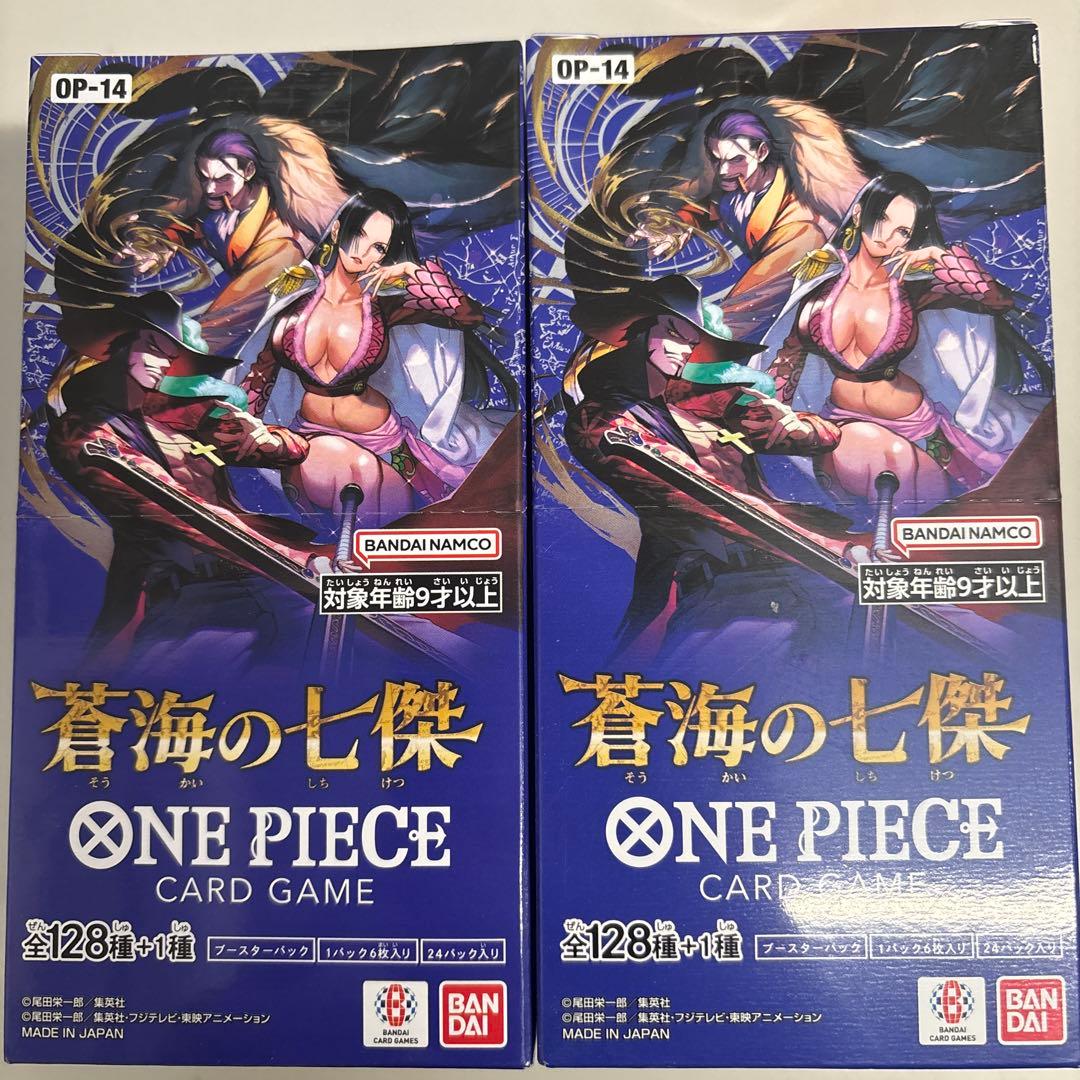 【ワンピースカード】ONE PIECE 蒼海の七傑テープ付き1BOX 新品未開封