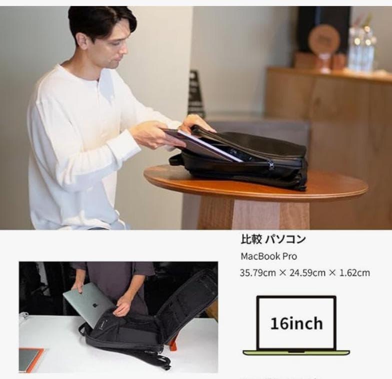 BROSKI AND SUPPLY レザー ブラック バックパック