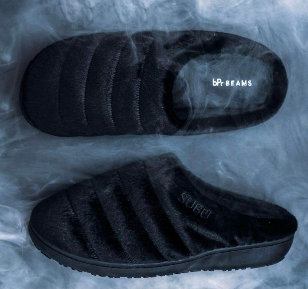 subuサンダル　beams別注フェイクファー