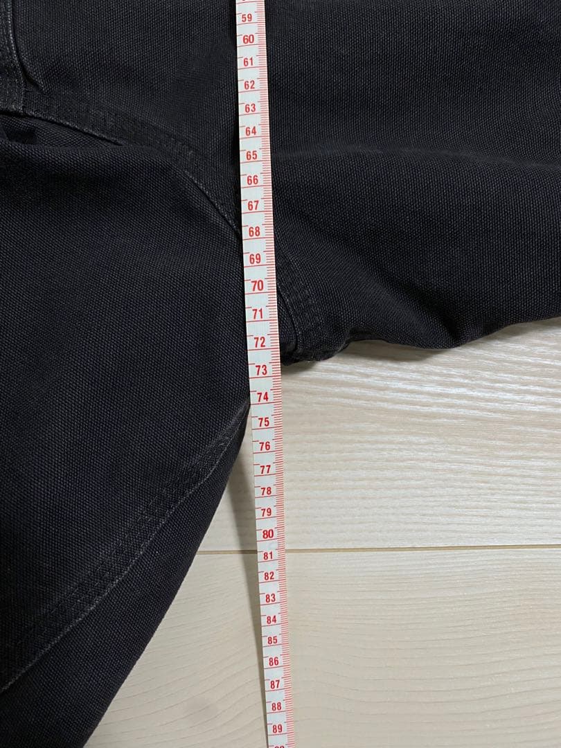 カーハート　ブラック　ジャケット　ダック生地　Carhartt　 襟コーデュロイ