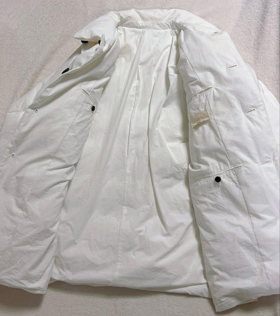 yoko sakamoto ヨーコサカモト 24AW ダウン ロングコートL 白