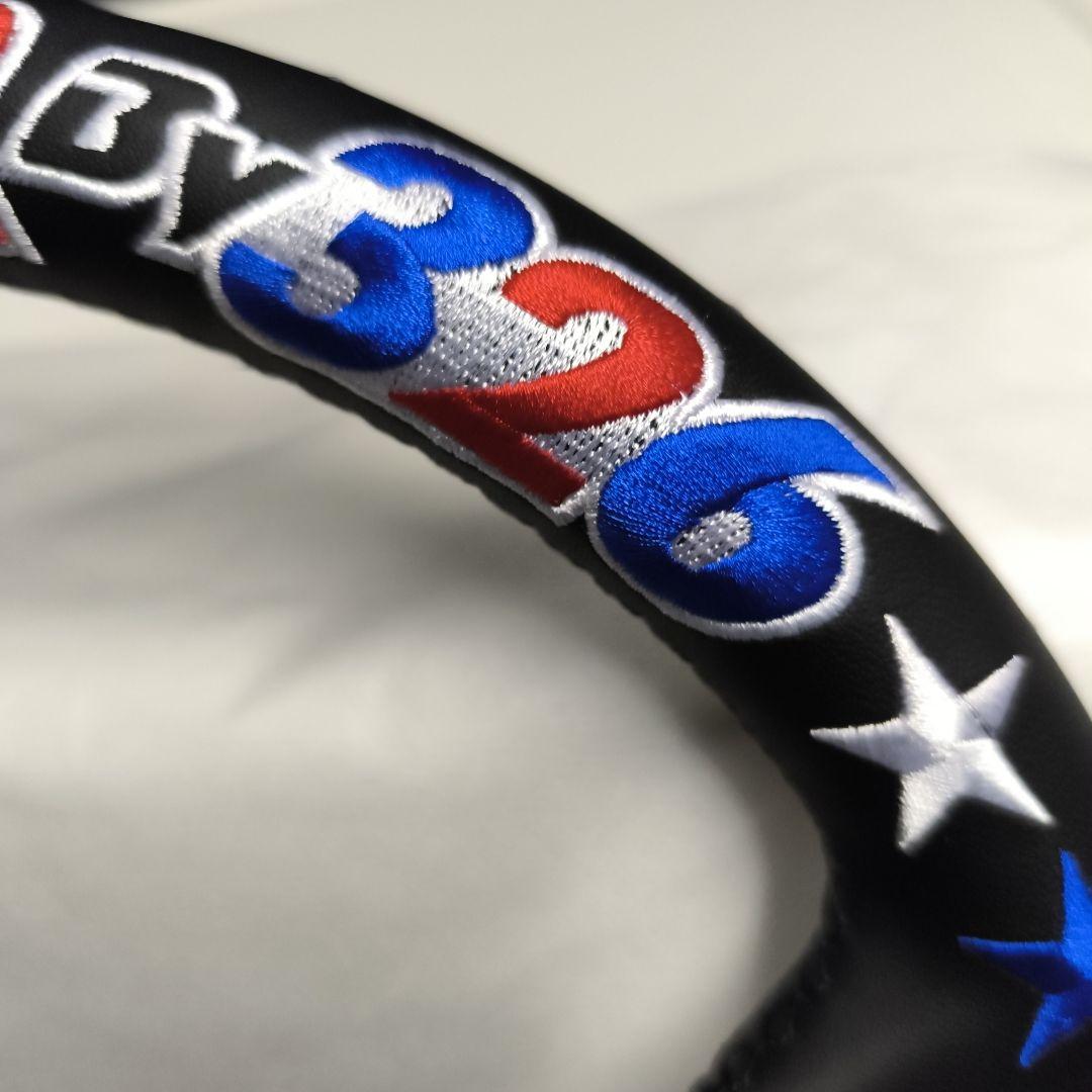 326powerスタイル　ラリークイックステアリング　320mmディープ