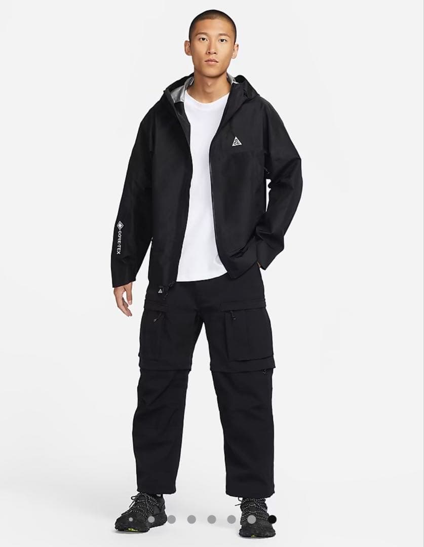 【新品】NIKE ACG コンバーチブル カーゴパンツ M ブラック 2WAY