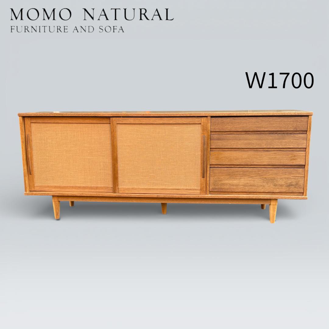 【新春セール】モモナチュラル VENT サイドボード 170 WOOD 北欧