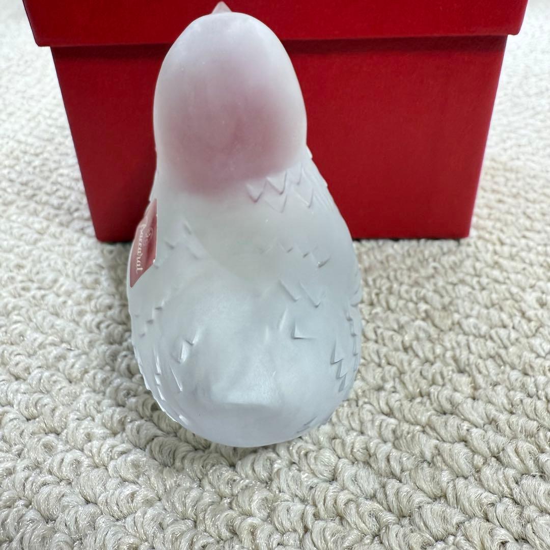 Baccarat ガラス製 鳥の置物 バカラ 鳥 バード フィギュリン ひよこ
