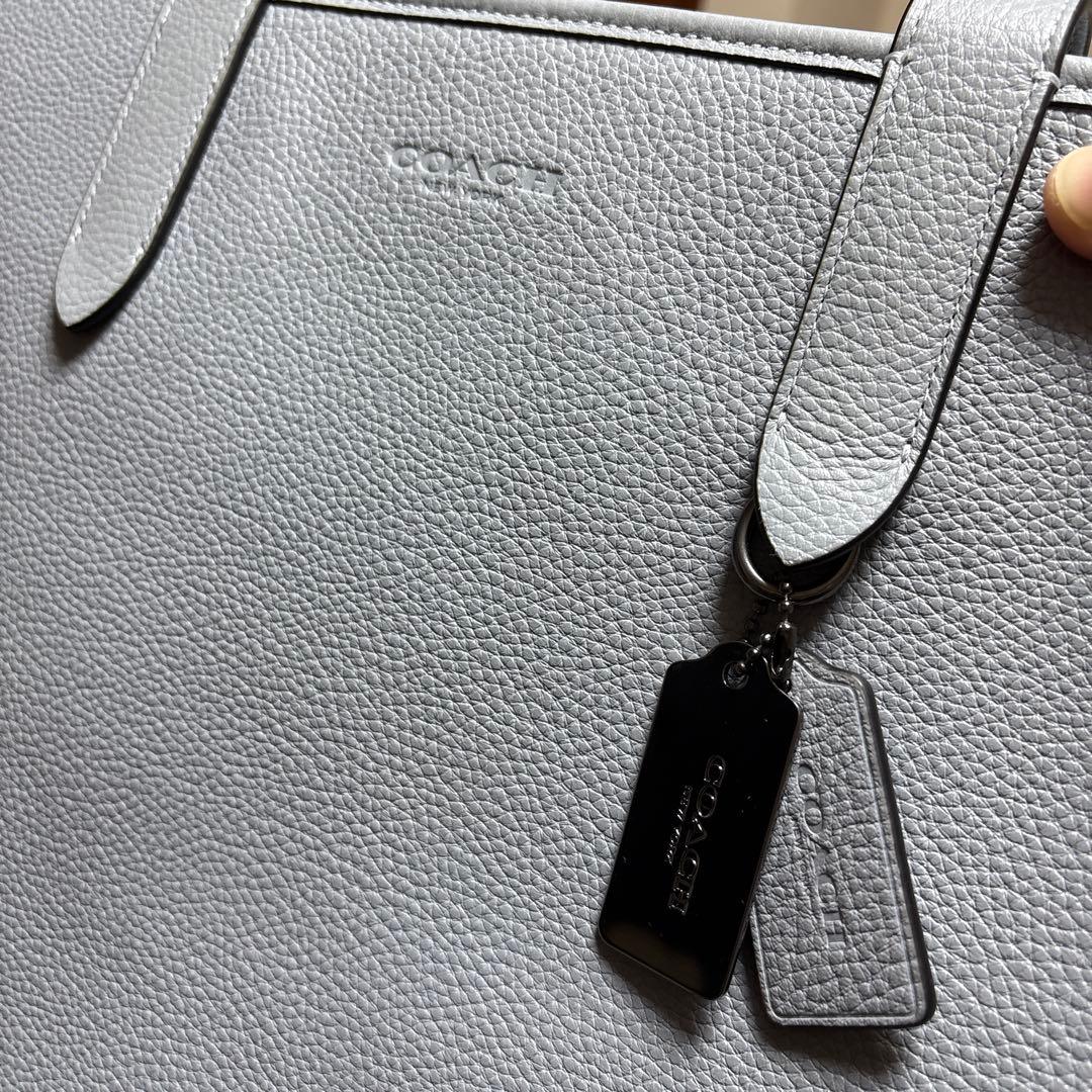 ブルーグレートートバッグ