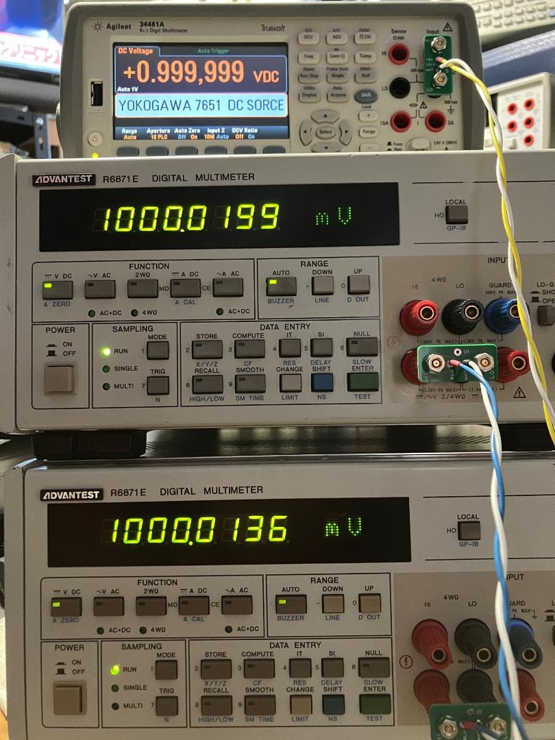 ADVANTEST R6871E 6.5桁 DMM