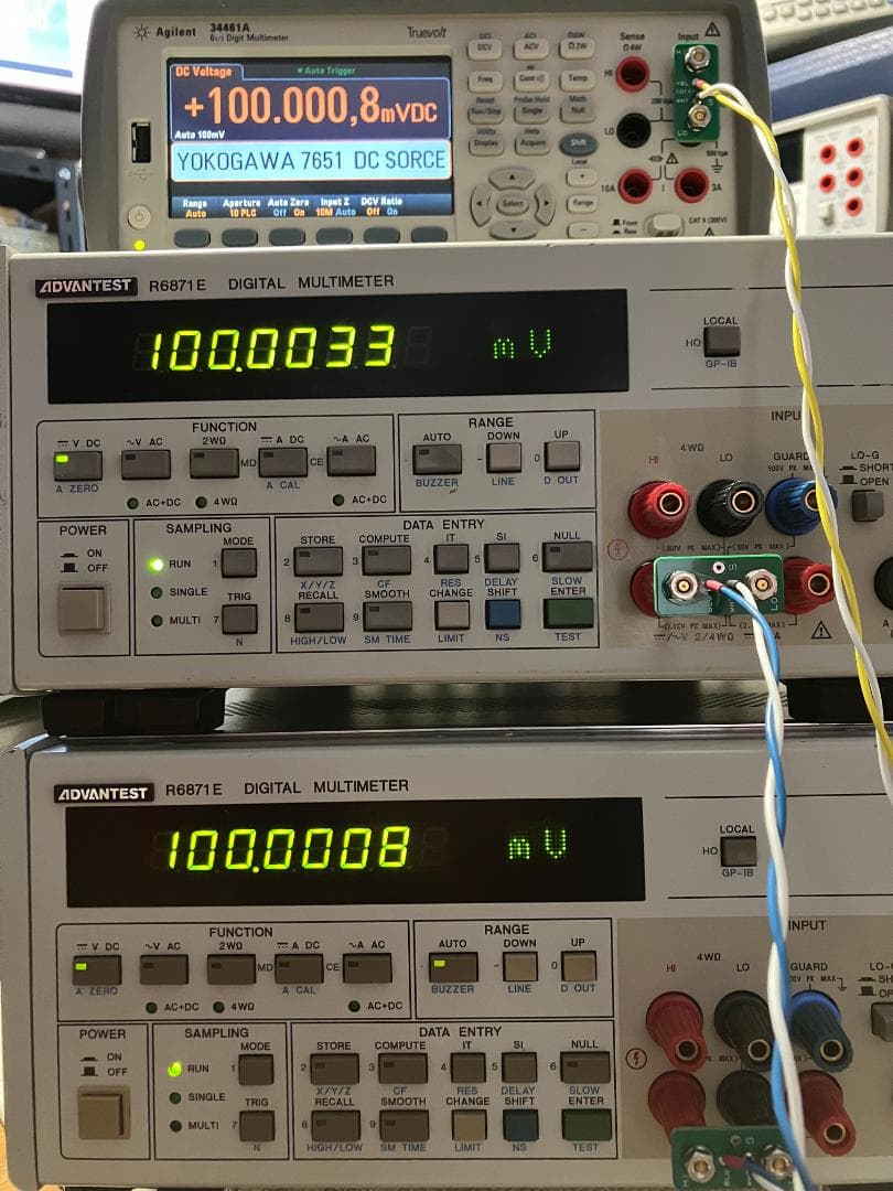 ADVANTEST R6871E 6.5桁 DMM