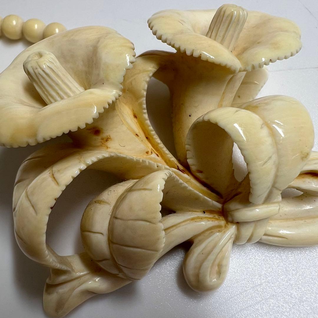 極上　花彫　ネックレス　44g 東K8-0131☆2F