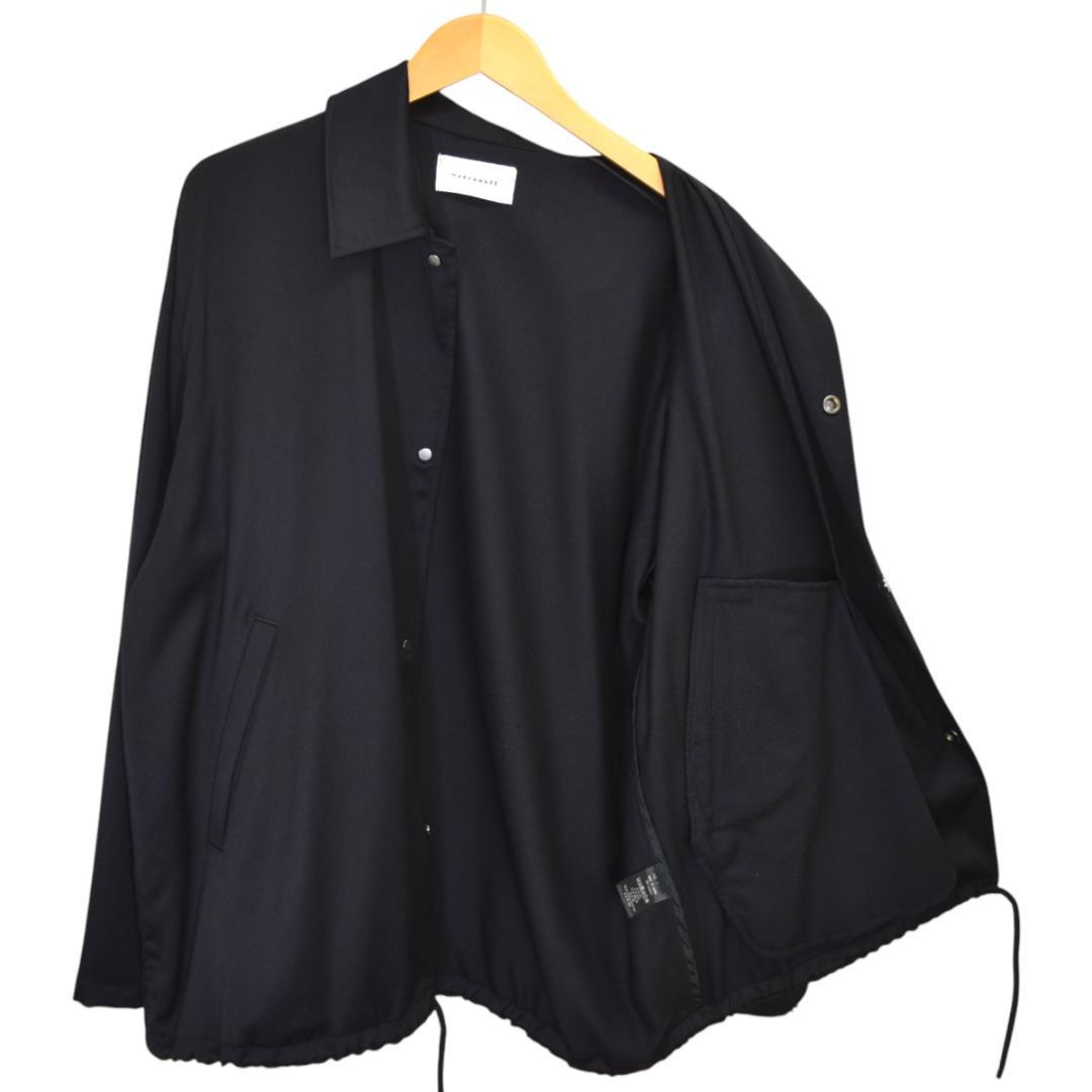 ジャケット・アウター MARKAWARE CASHMERE SATIN COACH JACKET