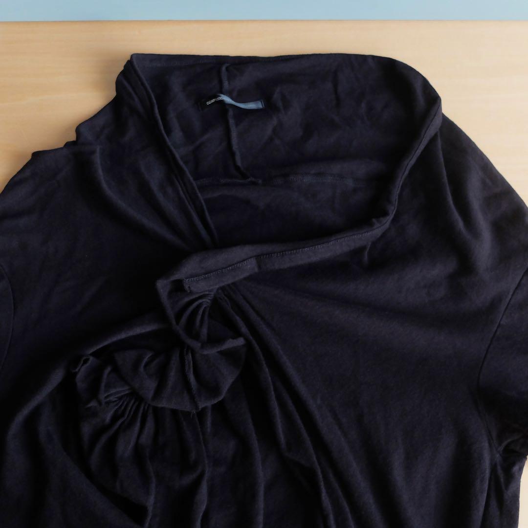 Y's ヨウジヤマモト変形カットソー　黒　サイズ2 made in Japan