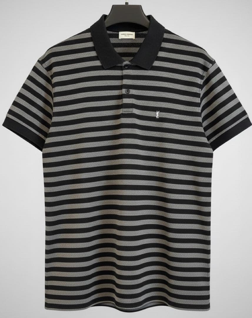 【SAINT LAURENT PARIS】 ポロシャツ_Lサイズ_定価4万程度