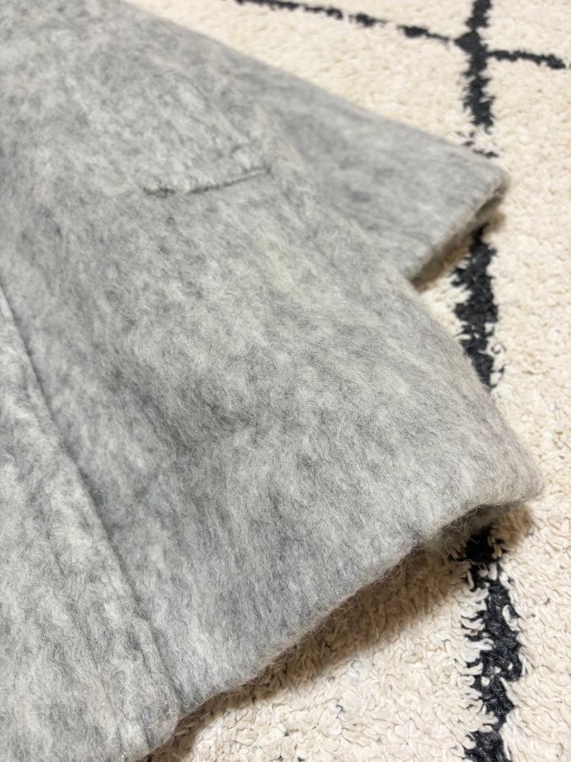 【超美品】コラージュ　ガリャルダガランテ　シャギーコート　ライトグレー