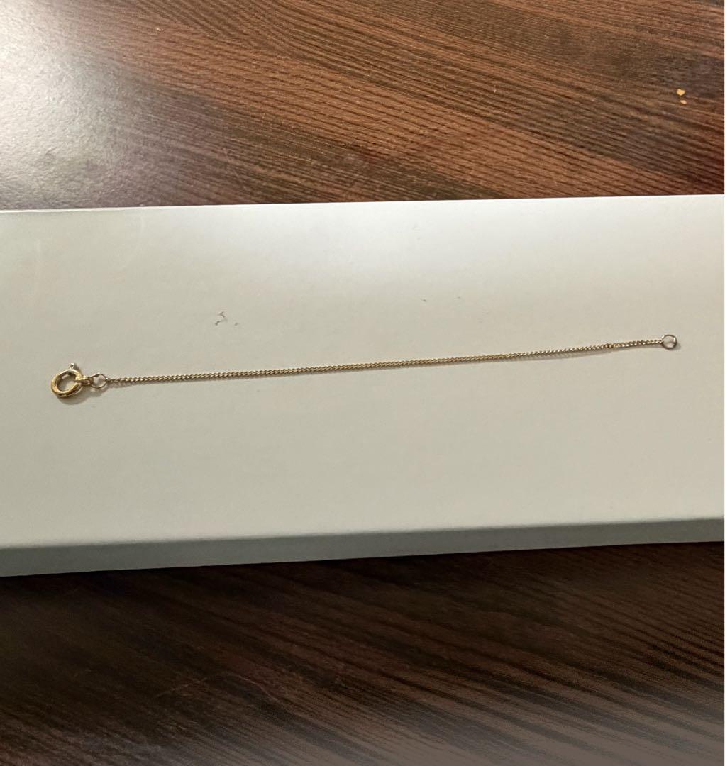 k18 18金　イエローゴールド　アジャスター喜平10cm