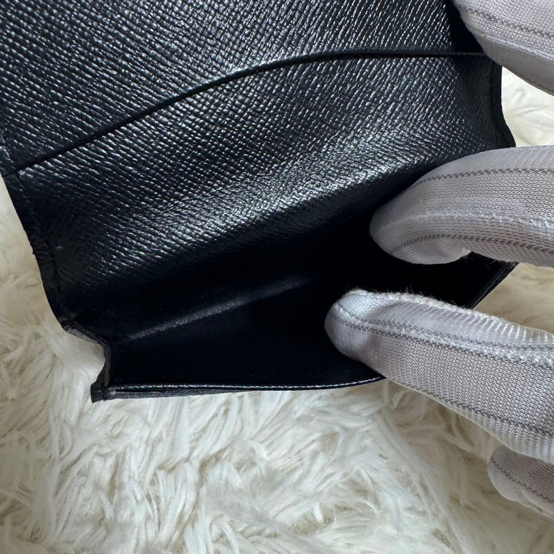 【極美品】ルイヴィトン アンヴェロップ・カルト ドゥ ヴィジット タイガ 黒