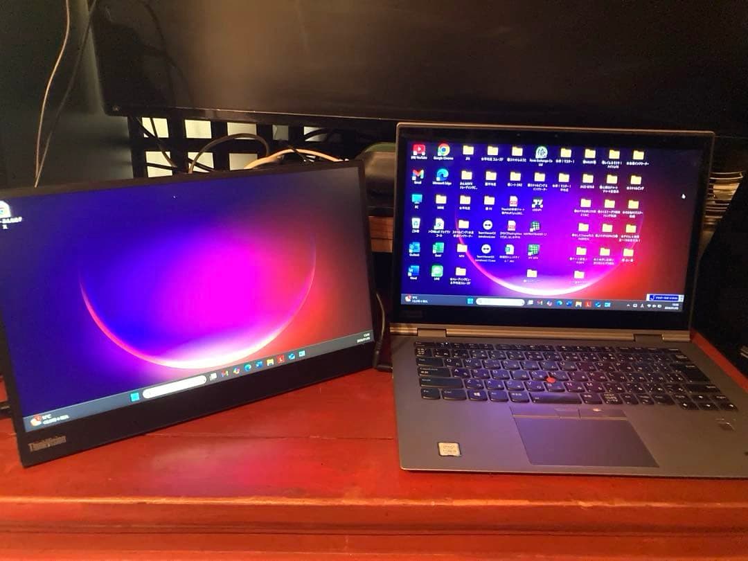 超人気モバイルモニターLenovoThinkVision M14シンクヴィジョン