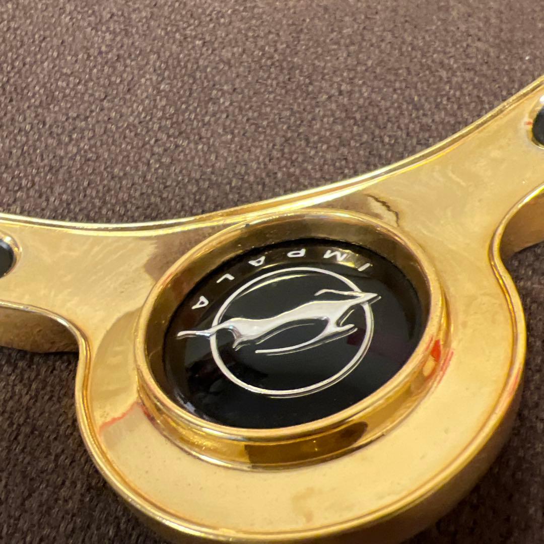 インパラ 63IMPALA ゴールド ステアリング ホーンリング