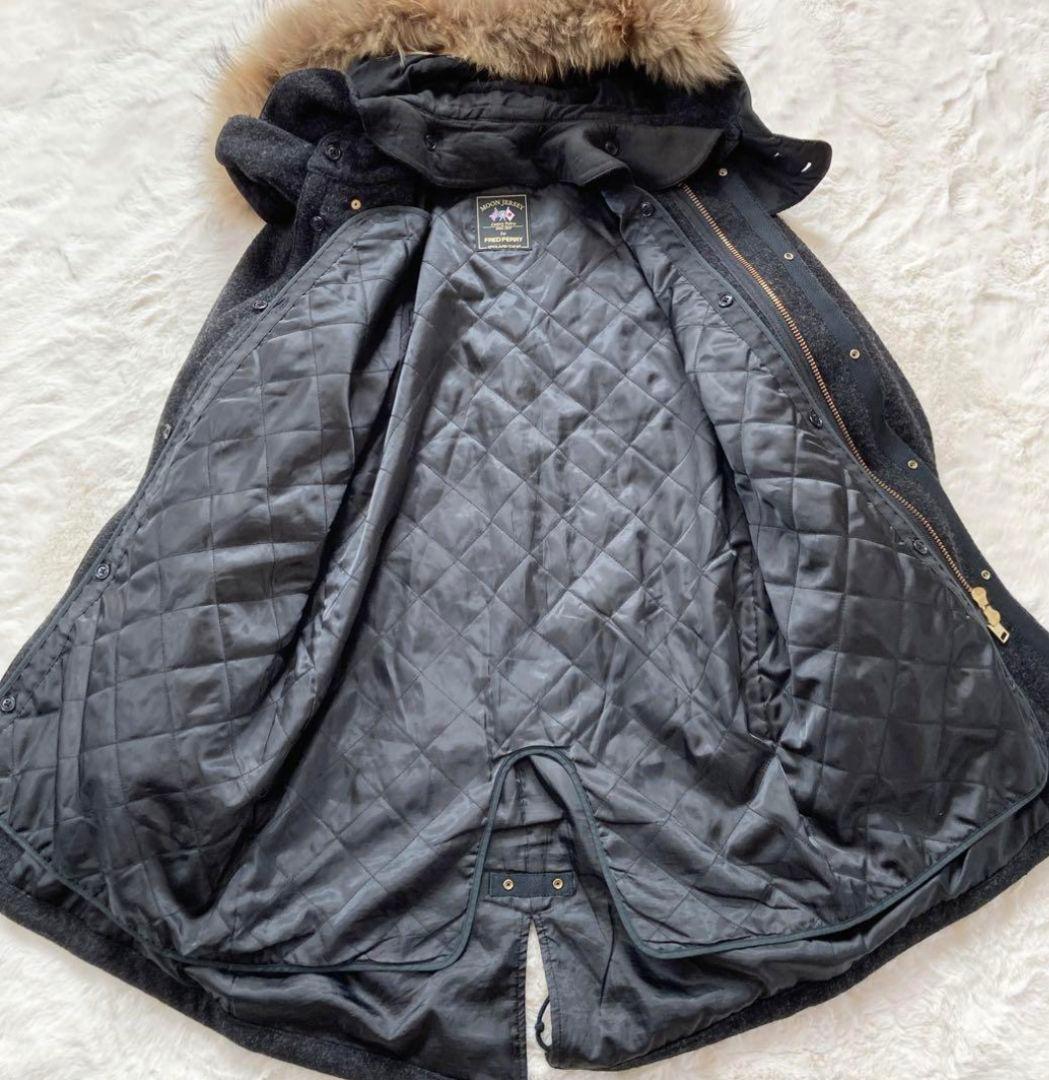 美品 ピンズ付き フレッドペリー 英国生地 Moon モッズコート