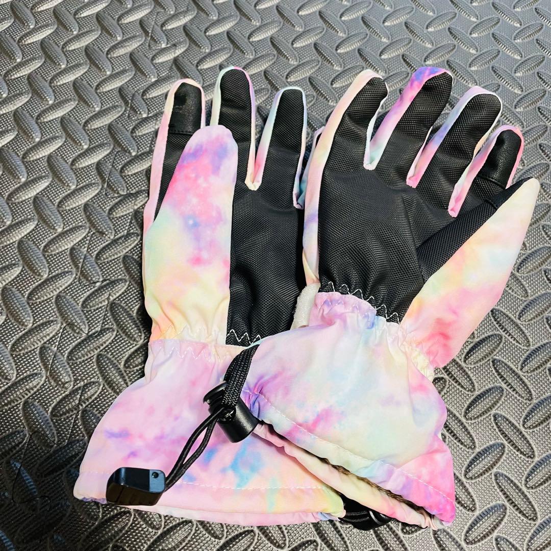 新品スノーボードウェア 女性用 青紫手袋付き