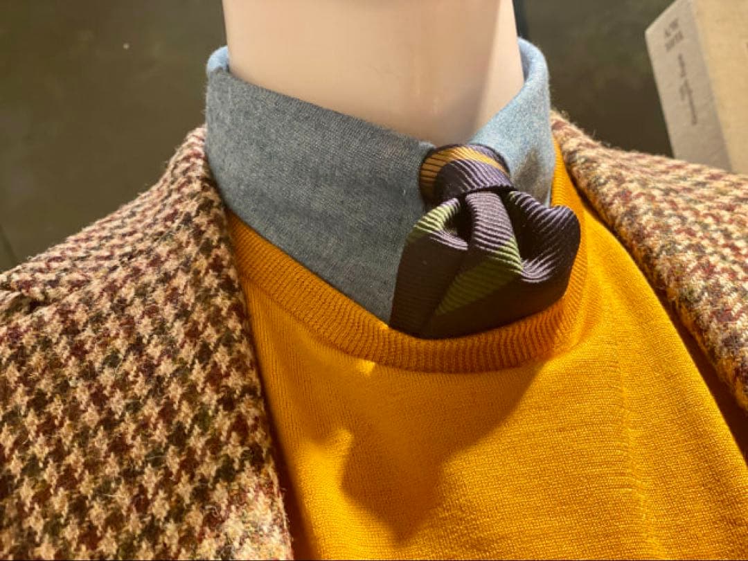 BEAMS F / HARRIS TWEED ハウンドトゥース ジャケット