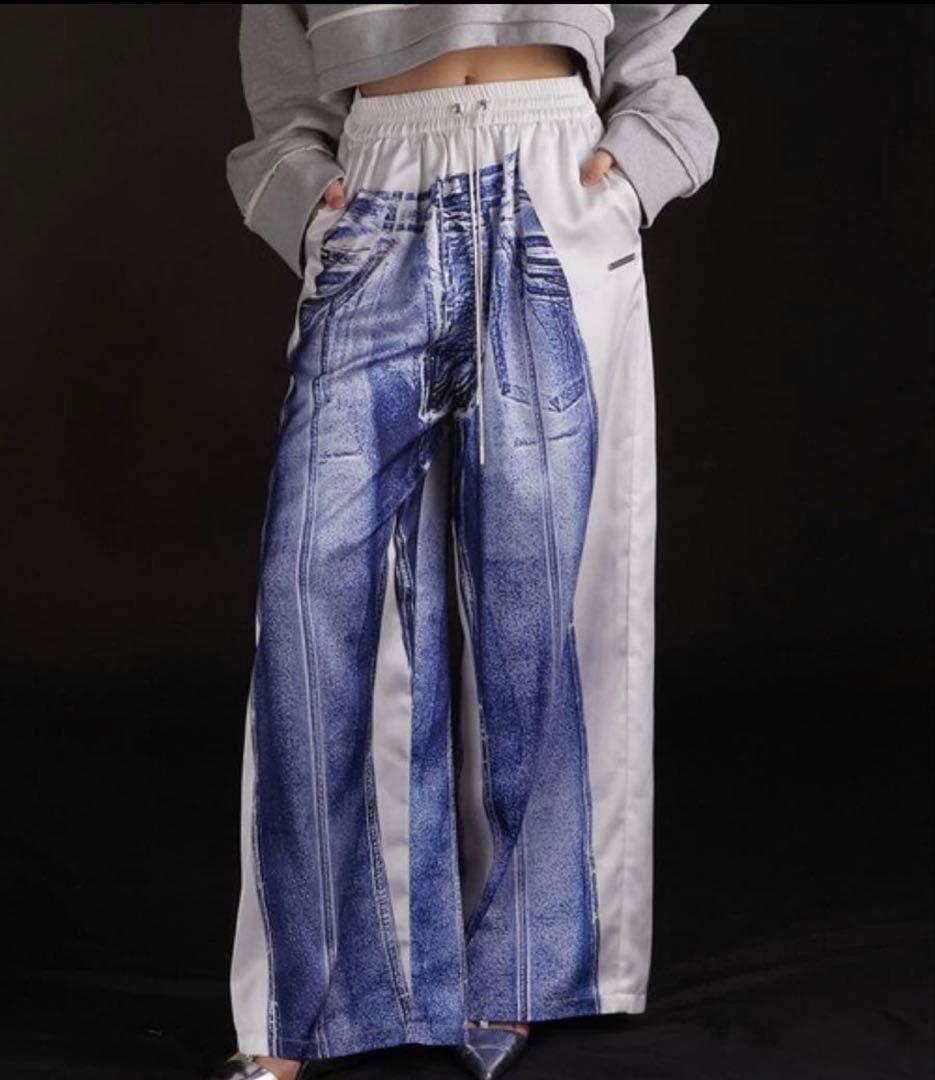 PRANK PROJECT デニムプリントイージーパンツ